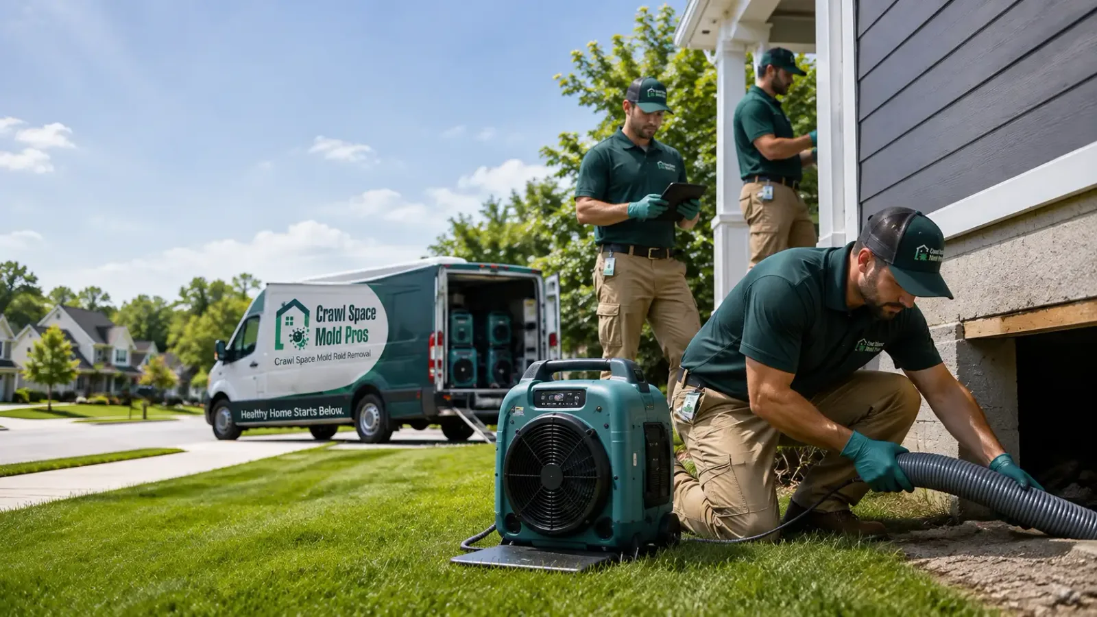 Crawl Space Mold Removal in Pine City, NY